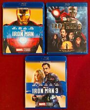 IRON MAN TRILOGY - Blu-ray - Homem de Ferro 1, 2 e 3 - Robert Downey Jr. - Marvel comprar usado  Enviando para Brazil