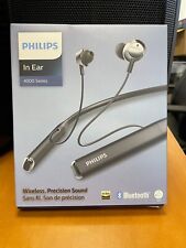 PHILIPS PN402 Wireless Neckband Headphones  w/ Active Noise Canceling, used for sale  Shipping to South Africa