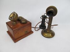 Antique Western Electric 1915 Candlestick Phone w/ Converted Ringer Box for sale  Shipping to South Africa