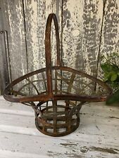metal farmhouse basket rustic for sale  Elliott