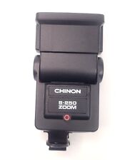 Chinon S-250 Zoom Electronic Flash Unit Camera Tilting Head Made in Japan for sale  Shipping to South Africa