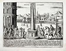 1624 Lauro , Meta Sudans,Vicino Colosseo, Roma Italia, Rame Incisione comprar usado  Enviando para Brazil