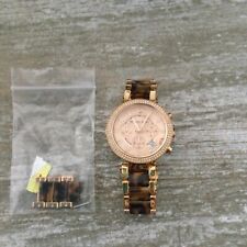 Reloj cronógrafo Michael Kors MK5538 oro rosa acetato para mujer, usado segunda mano  Embacar hacia Argentina