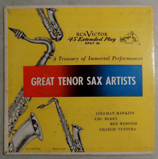 Great Tenor Sax Artists - 7" EP - Coleman Hawkins/ Ben Webster/ Charlie Ventura comprar usado  Enviando para Brazil