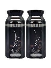 2X Lattafa Maahir Preto Concentrado Extra Longa Duração Spray Perfumado 250ml comprar usado  Enviando para Brazil