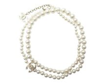 Collier chanel perles d'occasion  France