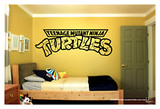 LOGOTIPO DE PAREDE VINIL ARTE DECALQUE 36X13" DECORAÇÃO QUARTO CASA Teenage Mutant Ninja Turtles comprar usado  Enviando para Brazil