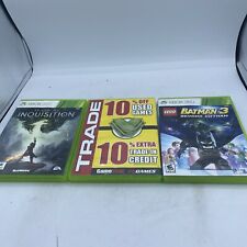 Lote de 3 jogos para XBOX 360: Dragon Age Inquisition, Batman 3 e Rock Band comprar usado  Enviando para Brazil