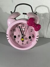 Hello Kitty G Anime Gato Kawaii Reloj de Mesa Niños Despertador Noche Luz LED segunda mano  Embacar hacia Argentina