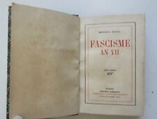 Fascisme vll 1929 d'occasion  Aigues-Mortes