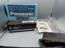 Bom conjunto de rádio relógio digital Panasonic AM/FM caixa aberta modelo RC-6340, usado comprar usado  Enviando para Brazil