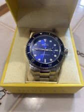 Relógio masculino Invicta mergulhador profissional mostrador azul pulseira de aço inoxidável comprar usado  Enviando para Brazil