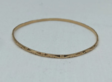 gold slave bangle for sale  BARNET