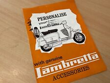 lambretta accessories for sale  EXETER