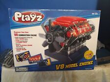 Playz V8 Kit de Construção de Modelo de Motor de Combustão STEM Hobby Brinquedo Infantil 99,%completo, usado comprar usado  Enviando para Brazil