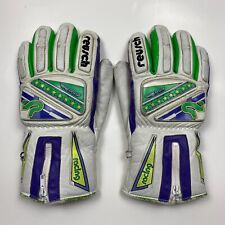 Usado, Guantes vintage Reusch Goalkeeper para hombre 10 blancos verdes púrpura años 80 años 90 segunda mano  Embacar hacia Argentina