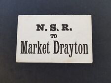 Luggage label nsr for sale  BURNHAM-ON-CROUCH