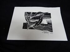 Woodcut kingfisher limited for sale  THETFORD