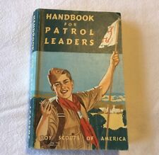 Vintage Hand Book For Patrol Leaders From Boy Scouts Of America-copyright 1950 for sale  Shipping to South Africa