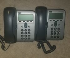 Lote de 2 teléfonos de oficina empresarial Cisco CP-7912 IP VOIP teléfono de Internet 7912 segunda mano  Embacar hacia Argentina