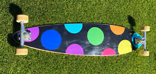 Longboard Skate Design Personalizado Deck Padrão Estilo Surf, Pontos Coloridos, usado comprar usado  Enviando para Brazil
