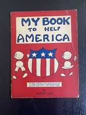 My book To Help America War Bond Book for Kids Munro Leaf con inserto segunda mano  Embacar hacia Argentina