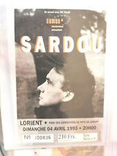 Michel sardou ticket d'occasion  Brunoy