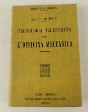Manuali hoepli f.oddera usato  Castelnuovo Don Bosco