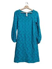 Vestido feminino Laundry By Design floral azul ilhós tamanho 8 boho comprar usado  Enviando para Brazil