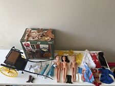 Used, 3 Vintage 1970s Sindy Dolls with clothes & Horse Carriage. for sale  SHEFFIELD