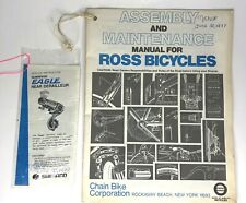 Ross bicycles assembly for sale  Gardner