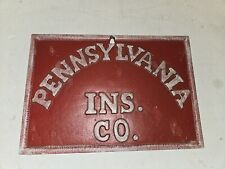 Vintage pennsylvania insurance for sale  Media