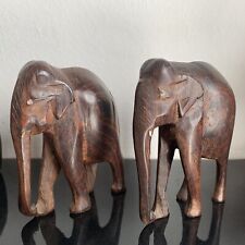 Coppia elefanti legno usato  Monza