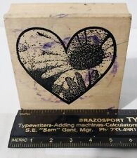 Rubber stamp heart for sale  Stafford