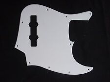 Used, FENDER SQUIER J-BASS PICKGUARD WHITE SINGLE-PLY ~ NEW JAZZ BULLET JBASS for sale  Shipping to United Kingdom