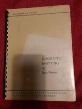 Duomatic knitting mary for sale  KILMARNOCK