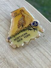 Lions Club Lapel Pin We Serve Northern NY Ace Craft 1.5", used for sale  Shipping to South Africa