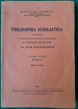 Philosophia scholastica ethica usato  Oristano