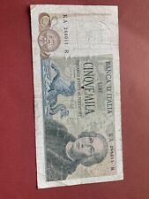Banconota repubblica italiana usato  Roma