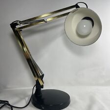 Vintage Electrix Inc Articulating Lamp USA Black Gold 26” E324, used for sale  Shipping to South Africa