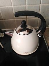Lacafetiere Whistling Kettle 2 L Cream Working Whistling, used for sale  Shipping to South Africa