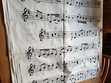 Musical note material for sale  BARRY