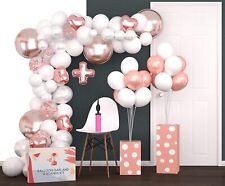 Kit guirnalda globo de oro rosa 16 ft 99 no pop para niñas cumpleaños segunda mano  Embacar hacia Mexico