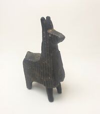 Cast Iron Llama Corrugated Stripes Paper Weight Statue Metal Figurine for sale  Shipping to South Africa