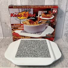 Microwave Warming Hot Plate Hot Rock Solid Natural Granite - Boxed for sale  Shipping to South Africa