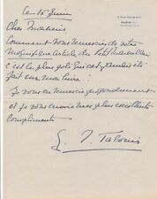 Geneviève tabouis lettre d'occasion  Paris IX