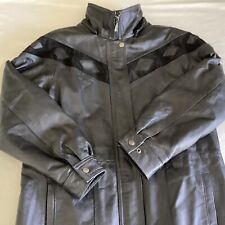 Black leather coat for sale  Nampa