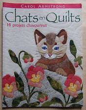 Livre chats quilts d'occasion  Grancey-le-Château-Neuvelle