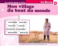 Joe dassin fiche d'occasion  Octeville-sur-Mer