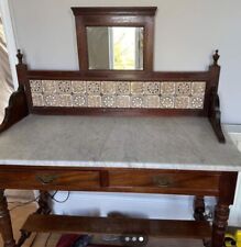 Marble topped washstand for sale  DERBY